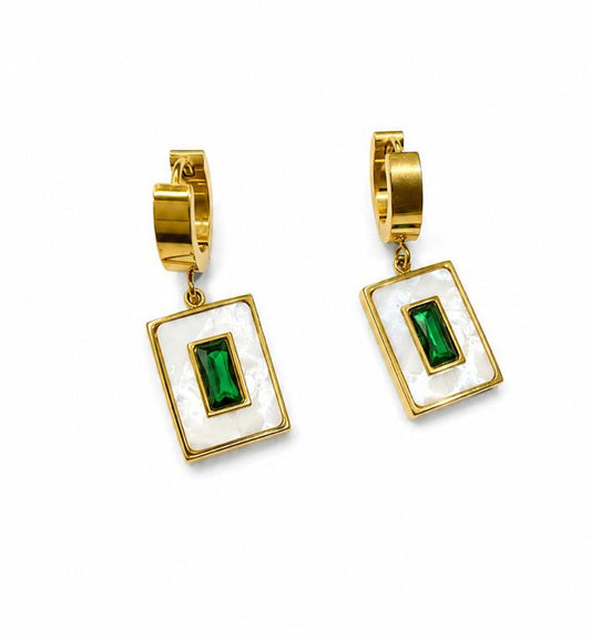 emerald earrings