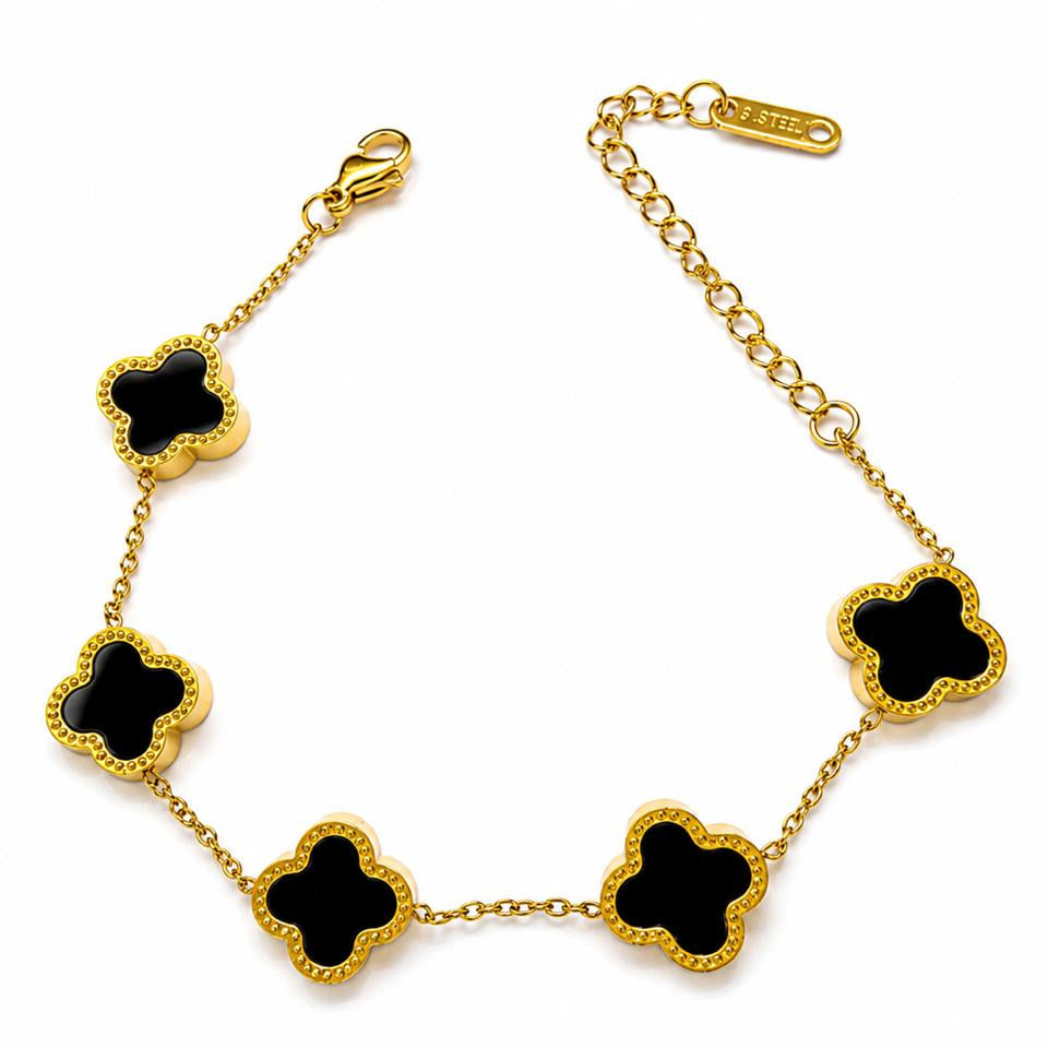 DUBLE SITED Clover Bracelet