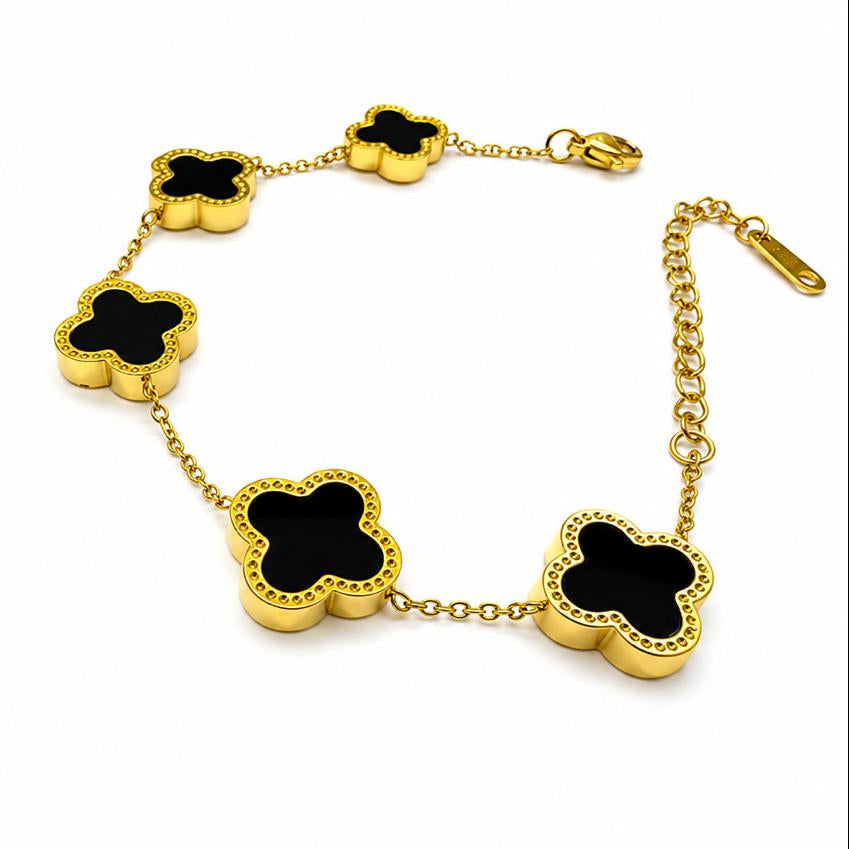 DUBLE SITED Clover Bracelet