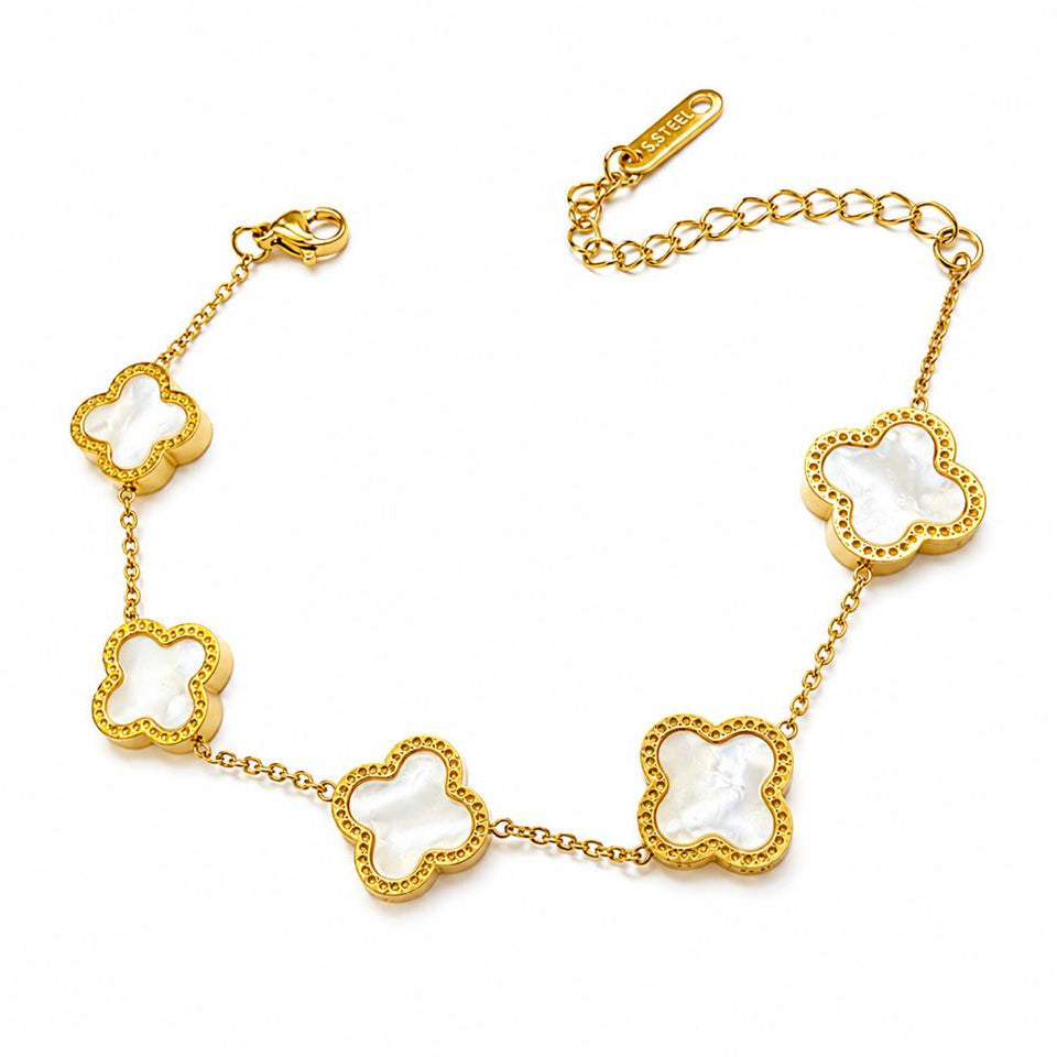 DUBLE SITED Clover Bracelet
