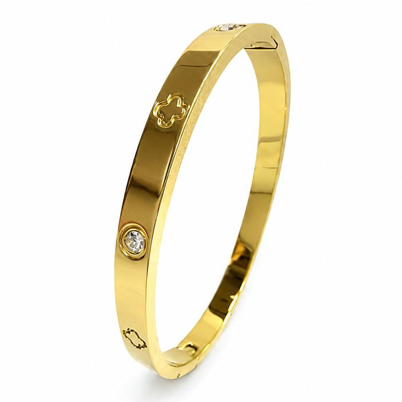 Clover Sparkle Bangle