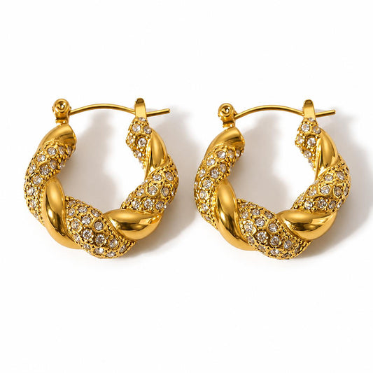 Twisted earrings