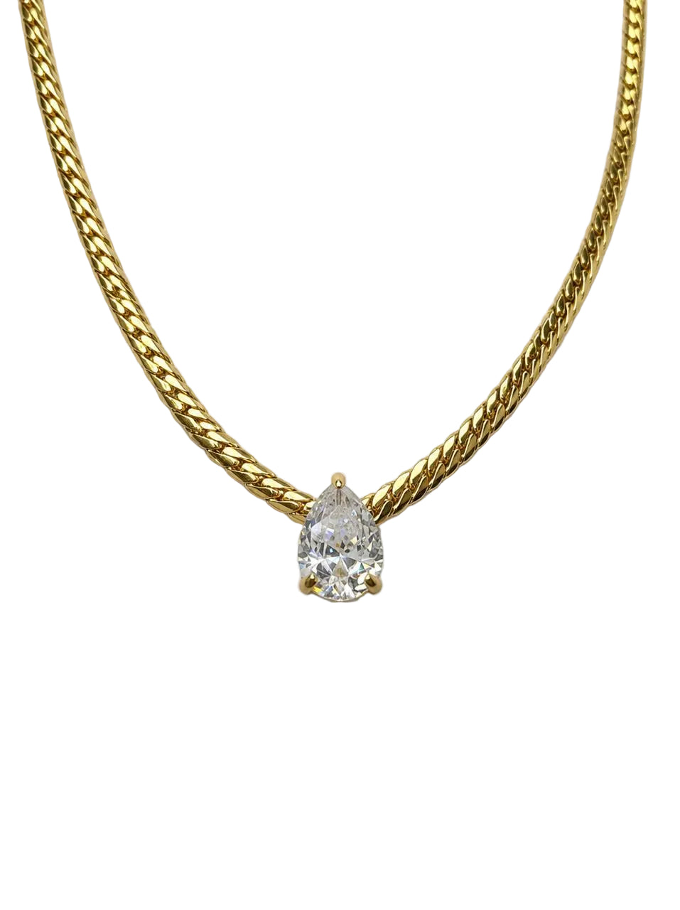 Triangle Zircone Necklace