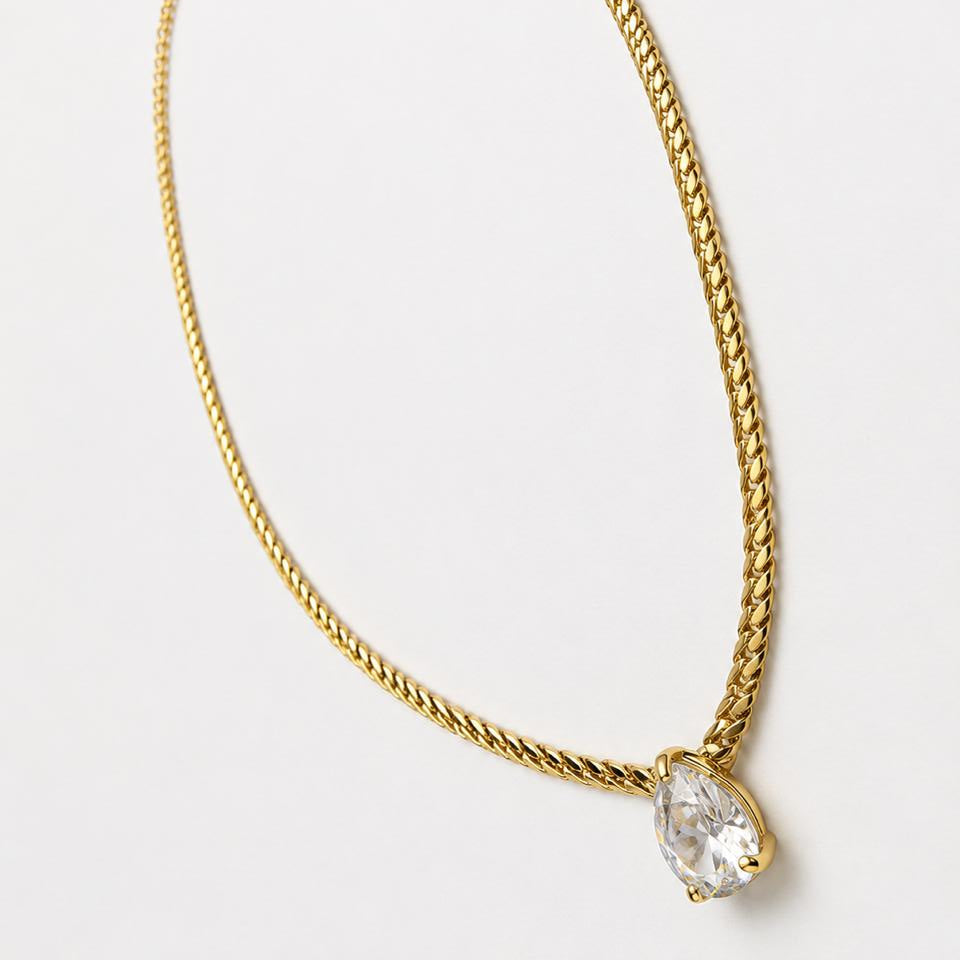 Triangle Zircone Necklace