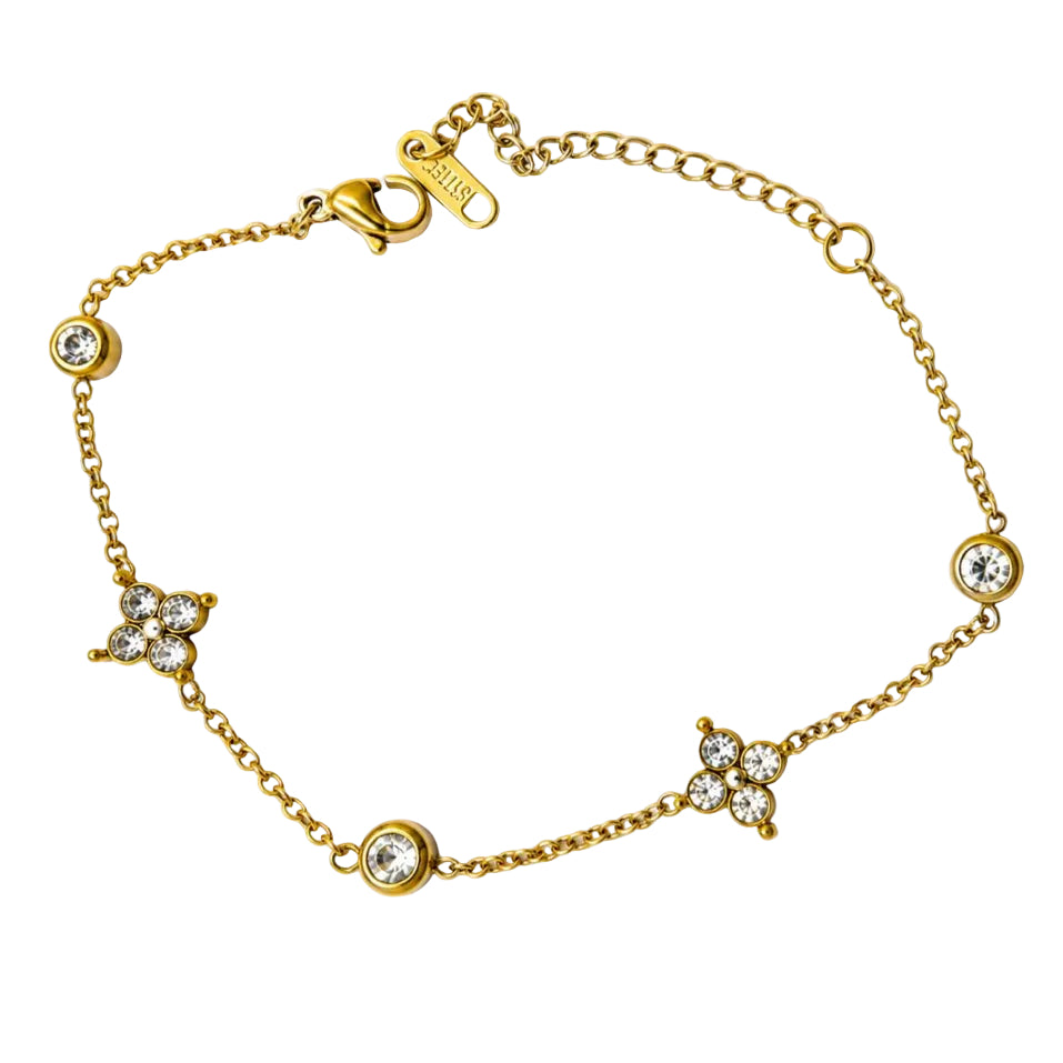 Zircone Clover Bracelet