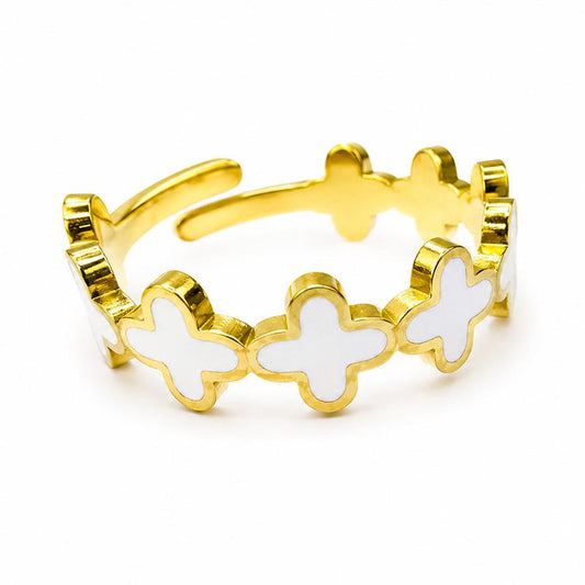 Venclave Clover Adjustable size rings