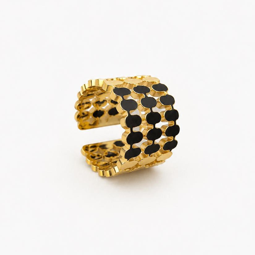 Layered adjustable - Anti tarnish ring