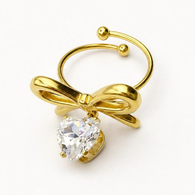 Bow Zicone Ring [Adjustable]