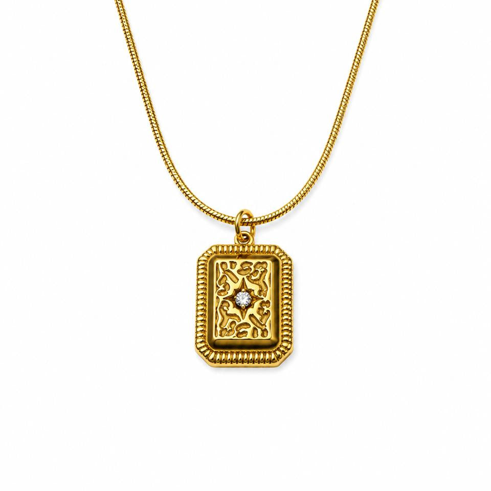 Star Zircon Necklace