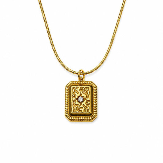 Star Zircon Necklace