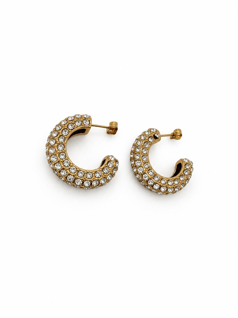 Four layer Zircon Earrings