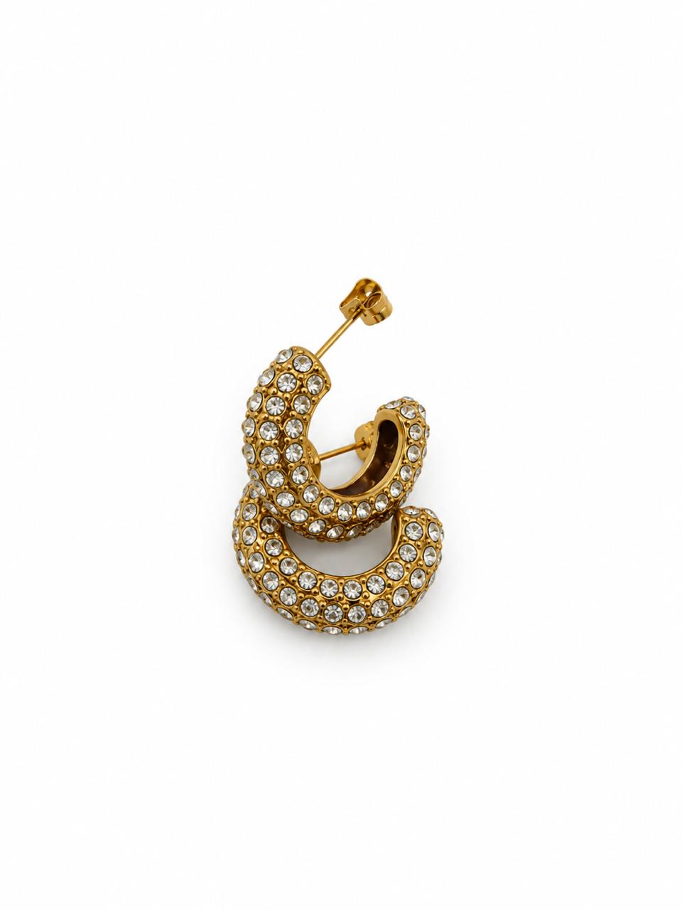 Four layer Zircon Earrings