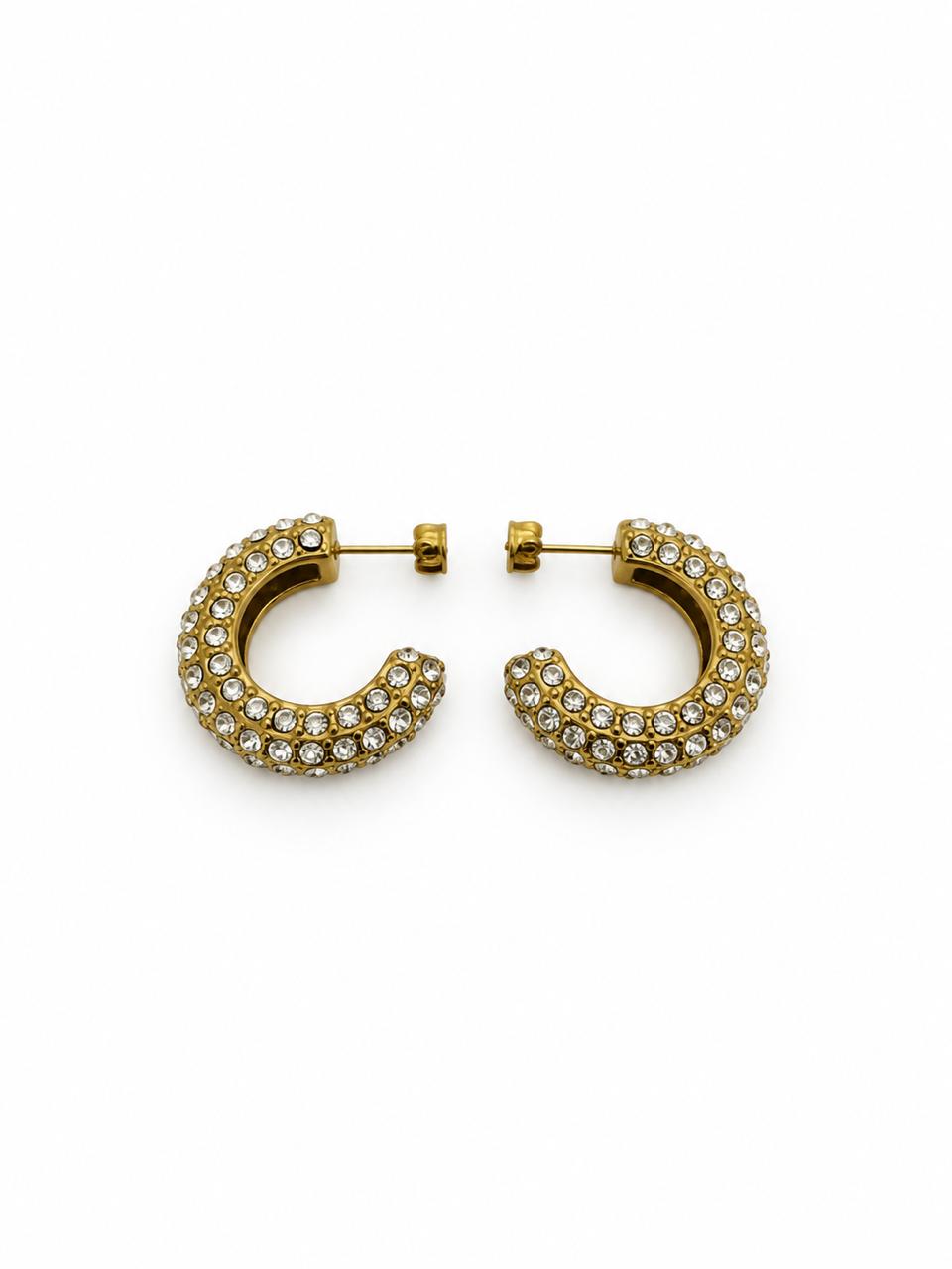 Four layer Zircon Earrings