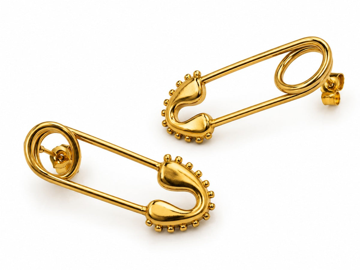 Safety Pin Earrings