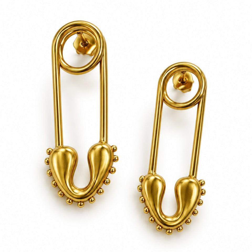 Safety Pin Earrings